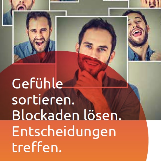 Gesichter, die verschiedene Emotionen zeigen. Gefühle sortieren. Blockaden lösen. Entscheidungen treffen.